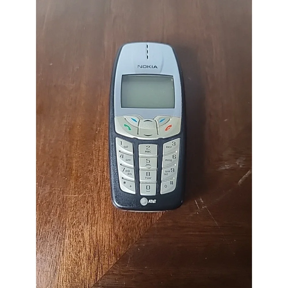 AT&T Nokia 2260 Cell Phone Black Vintage Retro Bar Phone Untested